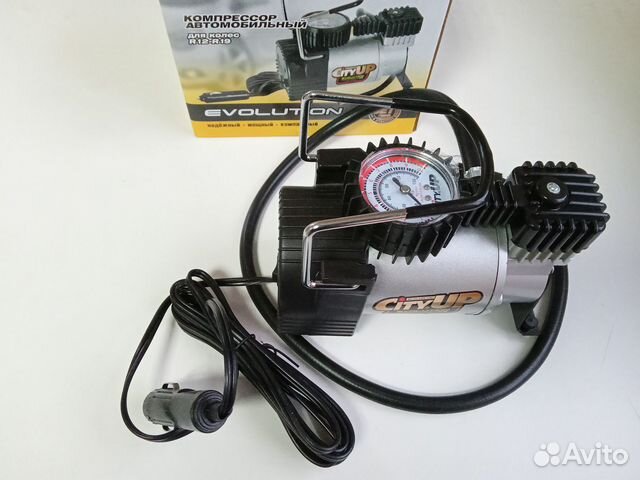 Компрессор насос автомобильный CityUp 150W 10 Атм