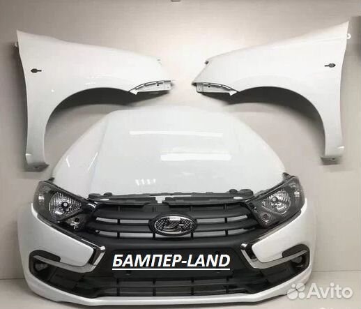 Передняя часть передний бампер Лада Гранта 2011-22