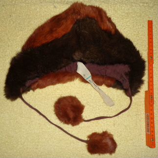 Шапка меховая детская 1977г,СССР,2 размер,новая