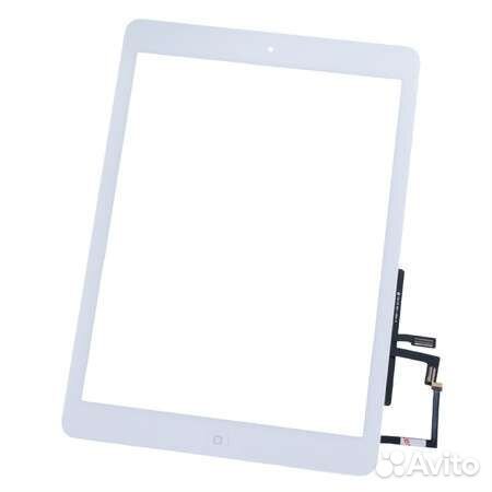 Тачскрин для Apple iPad Air белый с кнопкой home