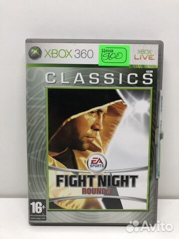 Диск Fight Night round 3 для Xbox 360