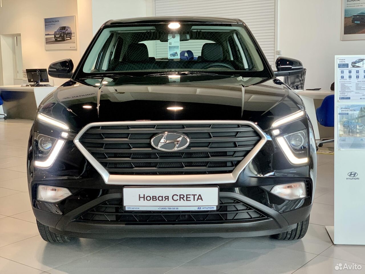Hyundai Creta 2022 черная решетка