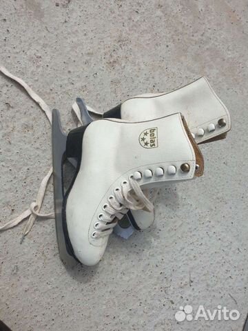 Коньки новые, натуральная кожа, СССР