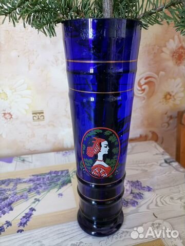 Ваза кобальт СССР