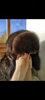 Норковая шапка женская