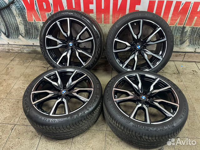 Оригинальные диски BMW X7 G07 R22 разноширокие