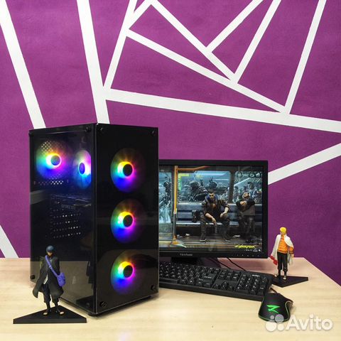 Игровой пк i3 10100f 16gb GTX 1660 Super ssd+hdd