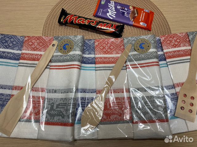 Комплект кухонных полотенец из жаккардового льна