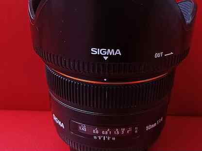 Объектив Sigma AF 50mm f/1.4 EX DG HSM