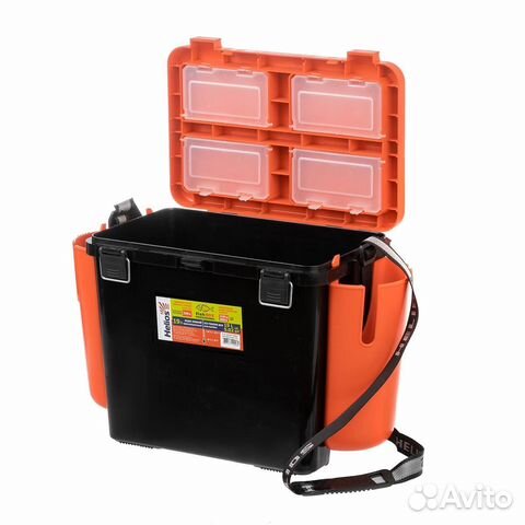 Ящик зимний FishBox односекционный (19л) оранжевый