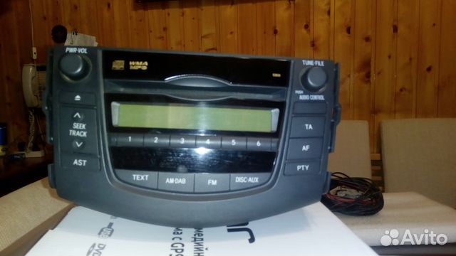 Магнитола штатная тойота рав 4 2011г