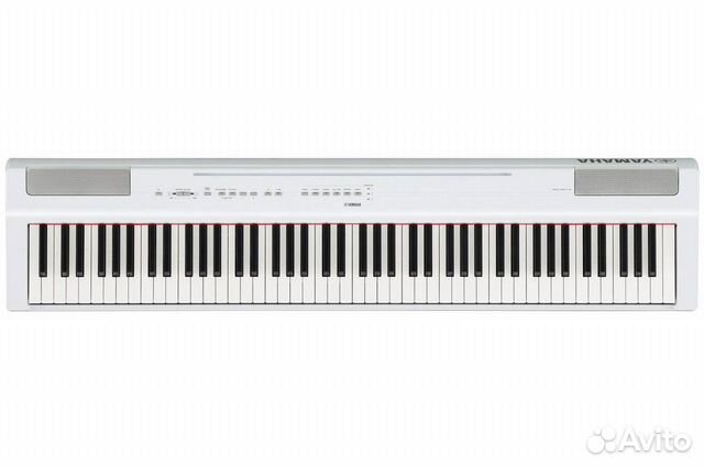 Цифровое пианино Yamaha p125a white/black