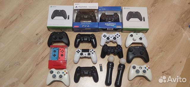 Геймпады мувы PS3, PS4, Xbox, Switch. Оригинал б/у