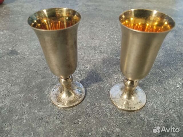 Рюмка серебро 916