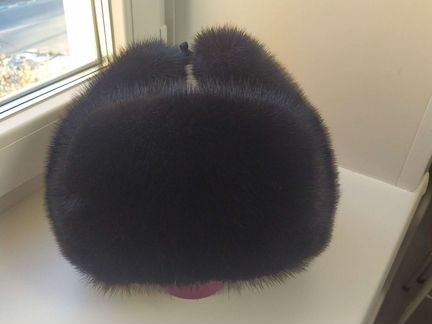 Норковая шапка мужская