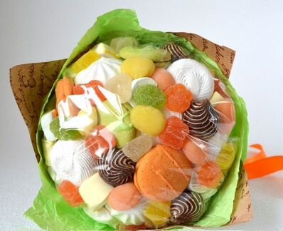 Букеты из конфет. Сладкие подарки