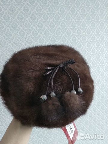 Новый мягкий норковый берет