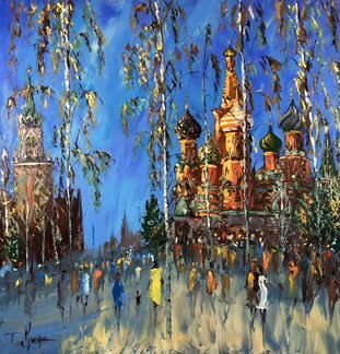 Картина маслом на холсте пейзаж