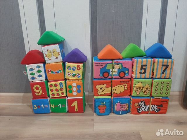 Развивающий кубик мягкий