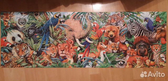 Картина из пазл (готовая работа)