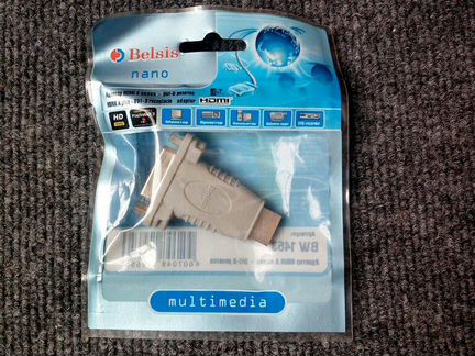 Адаптер переходник hdmi вилка / DVI-D розетка Bels