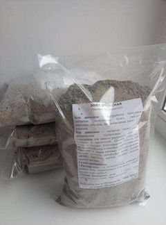 Зола древесная фасованная