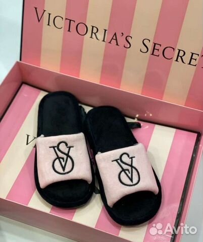 Тапочки домашние.Плюшевые. Victoria secret 36- 40