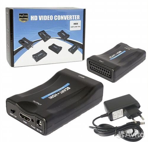 Конвертер hdmi вход на scart выход и обратный