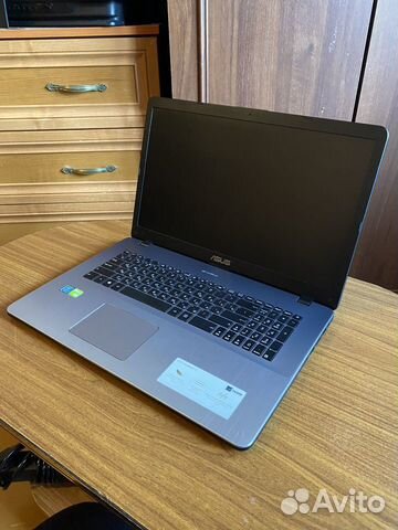 Ноутбук asus X705M GeForce nvidea 2gb/озу 4gb/17,3