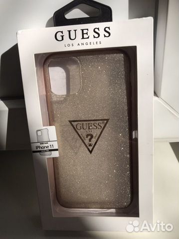 Силиконовый чехол Guess iPhone 11