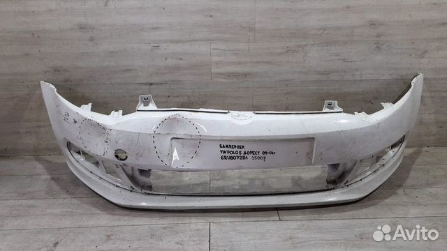 Бампер передний дорестайлинг Volkswagen Polo 5 С