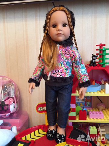 Кукла Gotz Hanna с собачкой