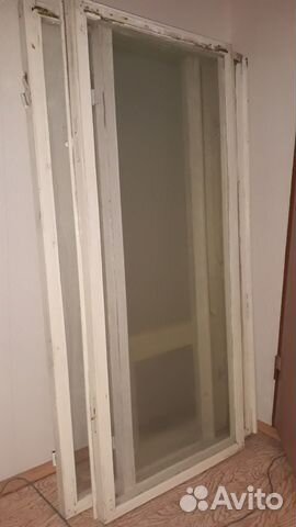 Оконные рамы 4 шт на 2 окна