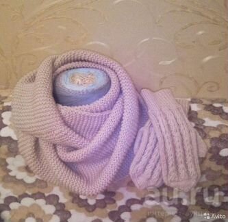 Комплект. Снуд и варежки