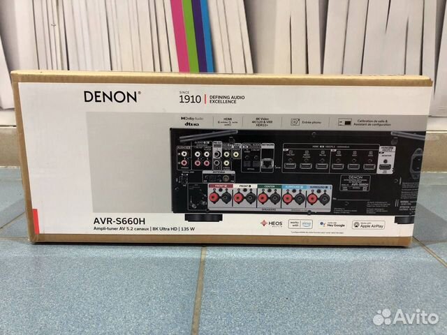 Ресивер denon avr s660h. Ресивер denon avr s660h
