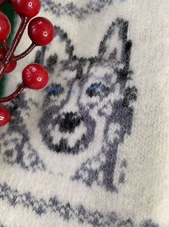 Шерстяные варежки в подарок к новому году