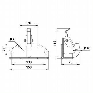 Фаркоп для снегохода Yamaha