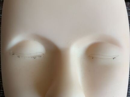 Лицо для обучения Наращивания ресниц