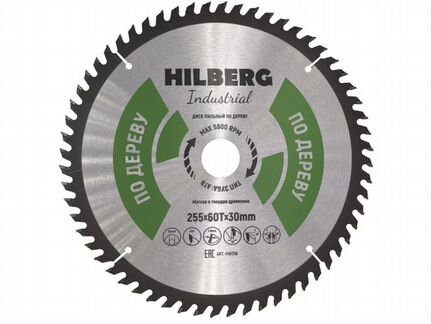 Пильный диск по дереву 255x60Tx30 Industrial