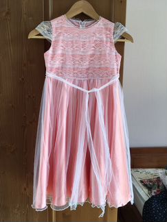 Нарядное нежное платье для девочки 6-8 лет