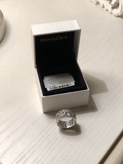 Серебряное кольцо Pandora с фианитами