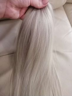 Волосы для наращивания блонд славянка 180 прядок 4