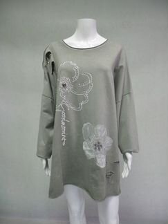 Туника Oversize Intrend 21 Italy хлопок
