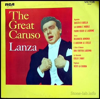 Mario Lanza The Great Caruso LP