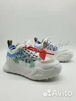 Кроссовки офф вайт белые