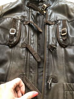 Кожаная куртка женская