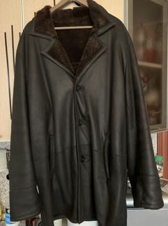 Дубленка кожаная на крупного мужчину