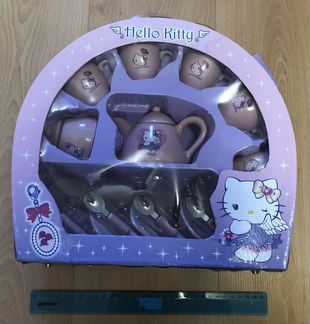 Чайный,фарфоровый детский сервиз. Hello Kitty
