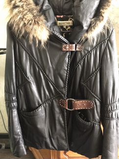 Куртка кожаная брендовая