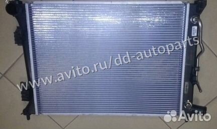 Радиатор Солярис Хендай автомат